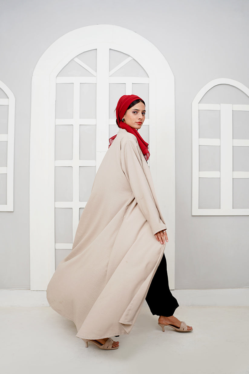 Beige Flow Gown